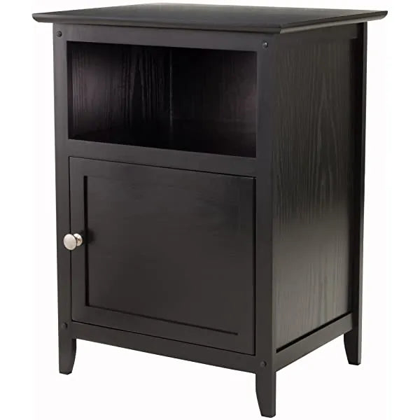 Winsome Wood Henry Accent Table Black 19 inches