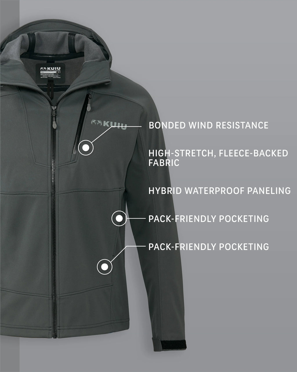 Axis Hybrid Hooded Jacket