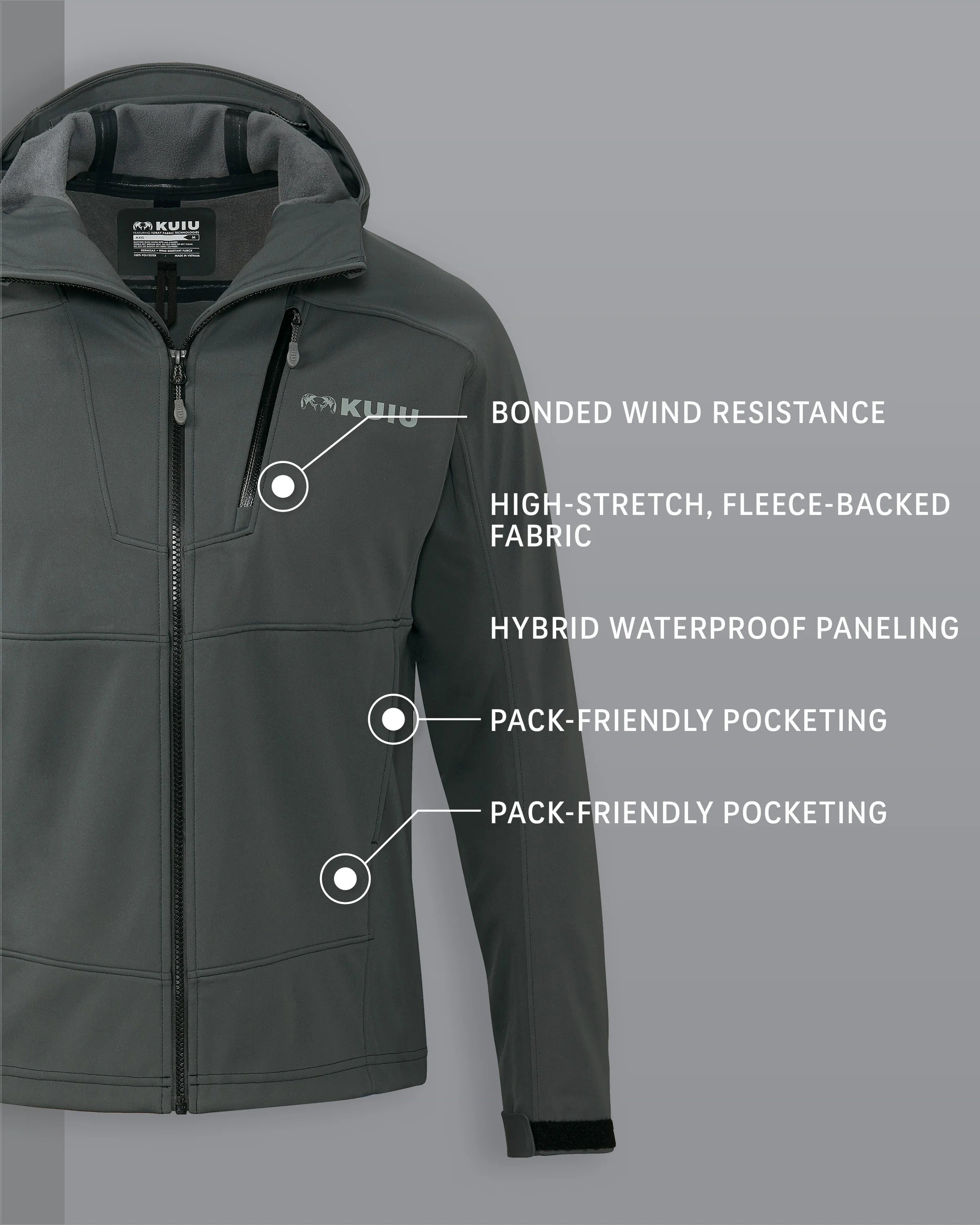 Axis Hybrid Hooded Jacket