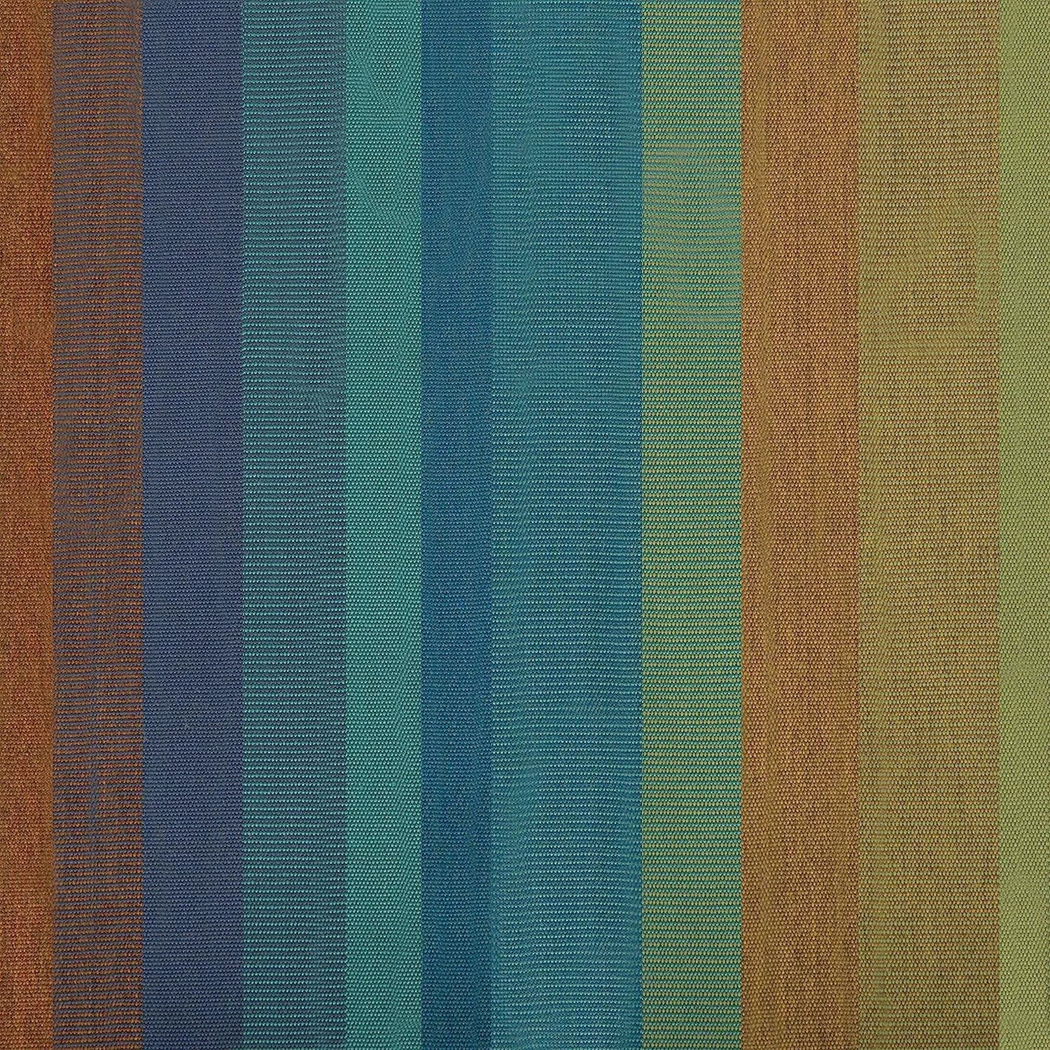 Double Cotton Hammock with Space Saving Steel Stand, Tropical (450 lb Capacity - Premium Carry Bag Included)