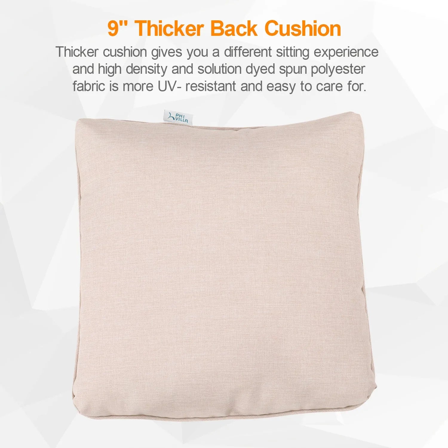 7-Piece Patio Dining Set With 6 Cushioned Steel & Rattan Chairs and Rectangle Table