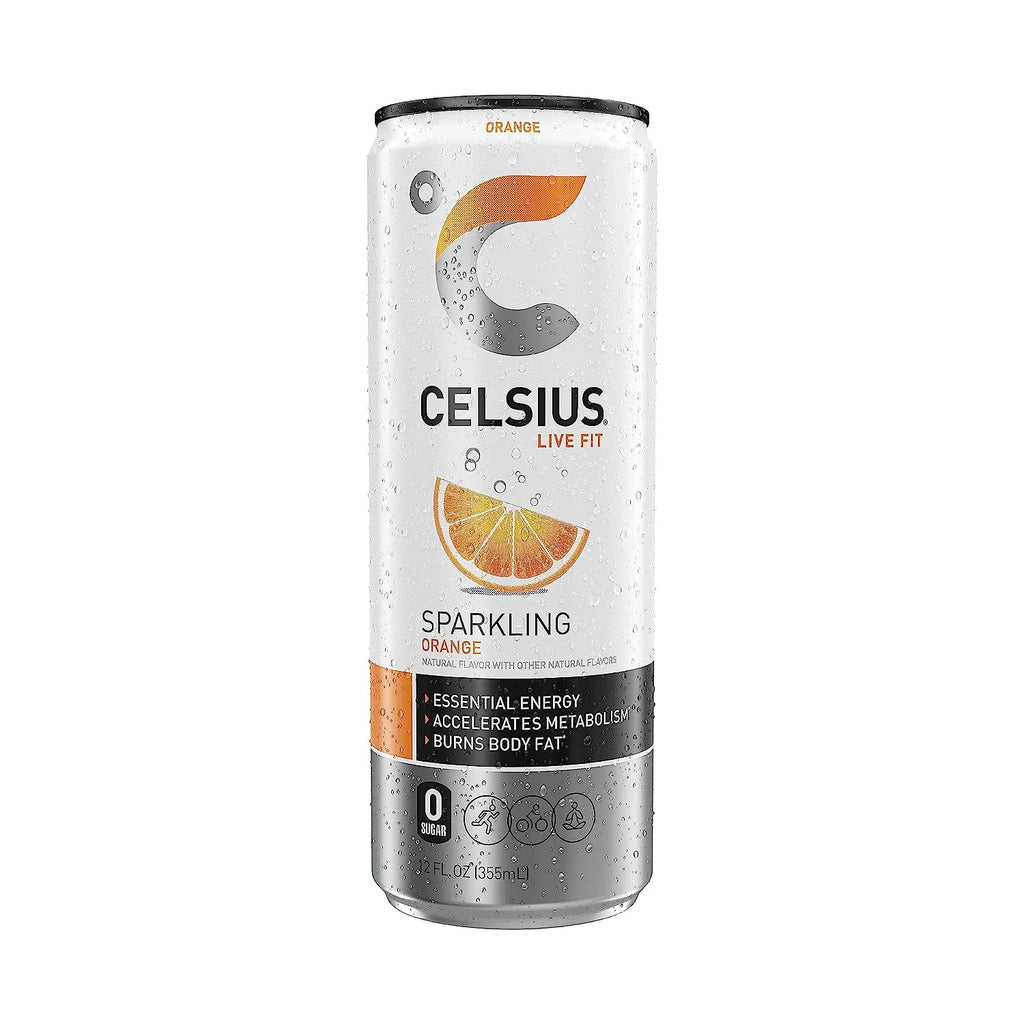 Sparkling Orange, Functional Essential Energy Drink 12 Fl Oz (Pack of 12)