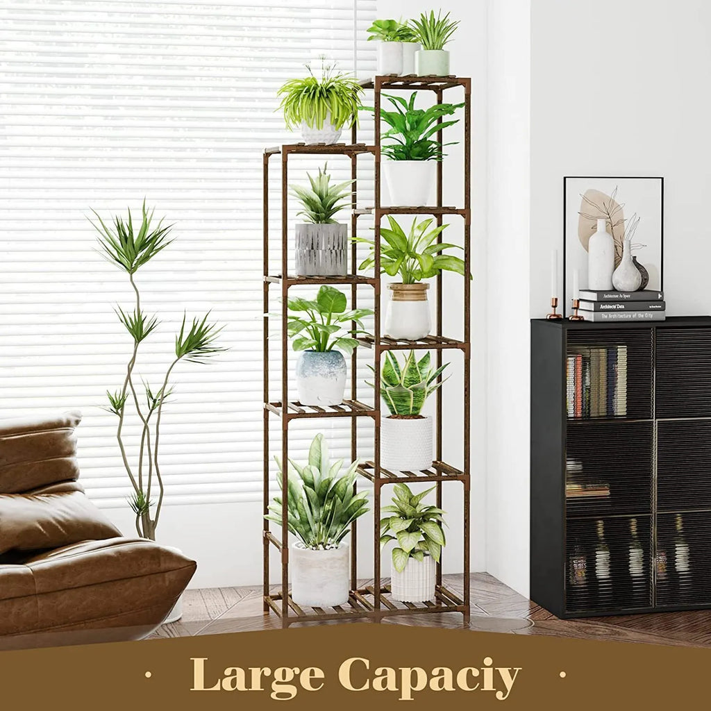Plant stand indoor plant stand wooden outdoor multi-layer plant stand