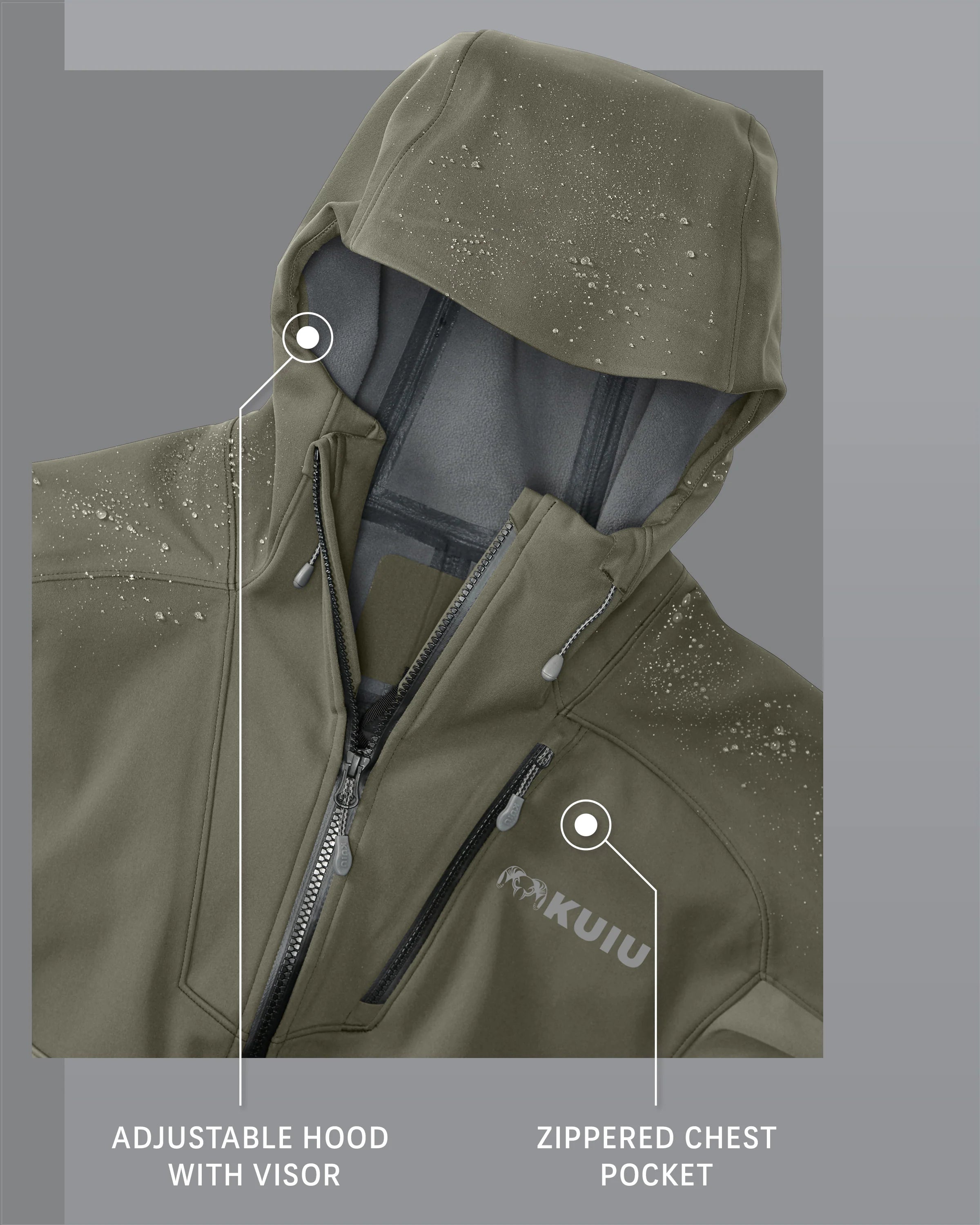 Axis Hybrid Hooded Jacket