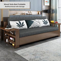 Foldable Multifunctional Wood Sofa Bed With Storage
