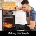 Silicone Oven Mitts and Pot Holders Set