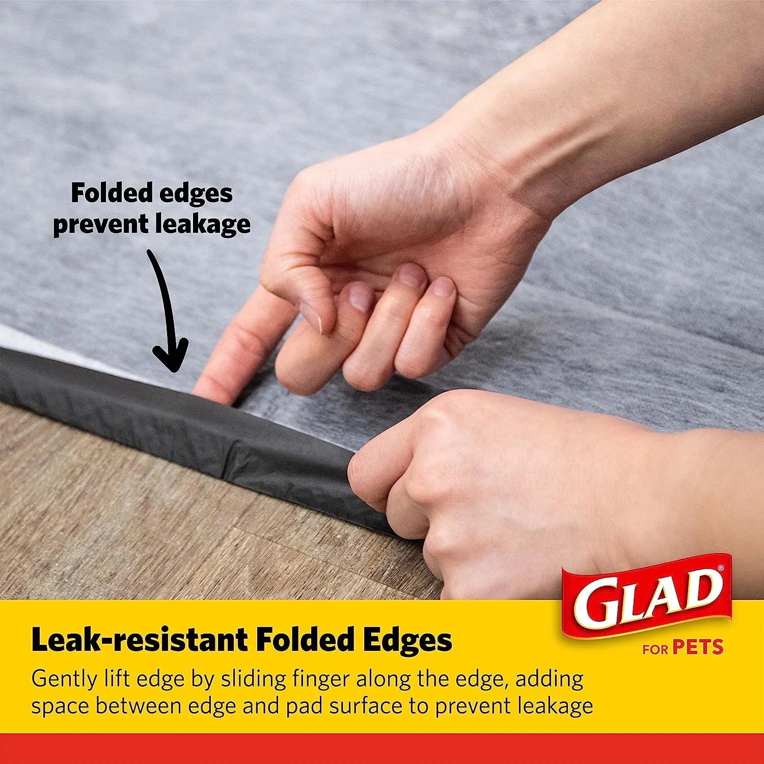 Glad for Pets Black Charcoal Puppy Pads 23" x 23" | Puppy Potty Training Pads That ABSORB & NEUTRALIZE Urine Instantly | New & Improved Quality Puppy Pee Pads, 100 count