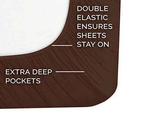 4/6 Piece Bed Sheets Set- Extra Soft - Deep Pockets - Easy Fit - Breathable /Cooling - Wrinkle Free