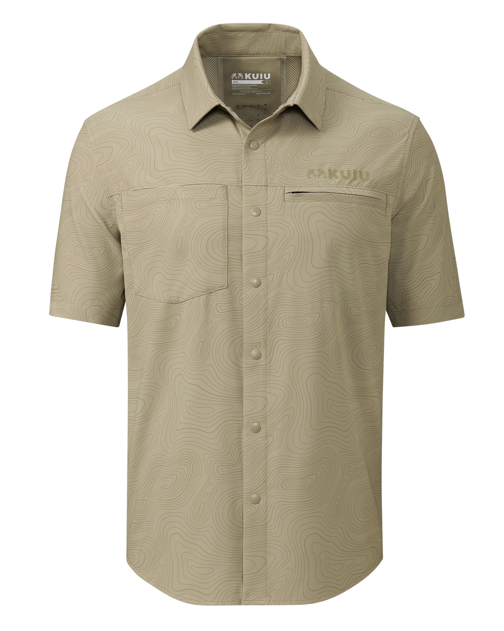 Mesa Vented SS Snap Shirt Topo