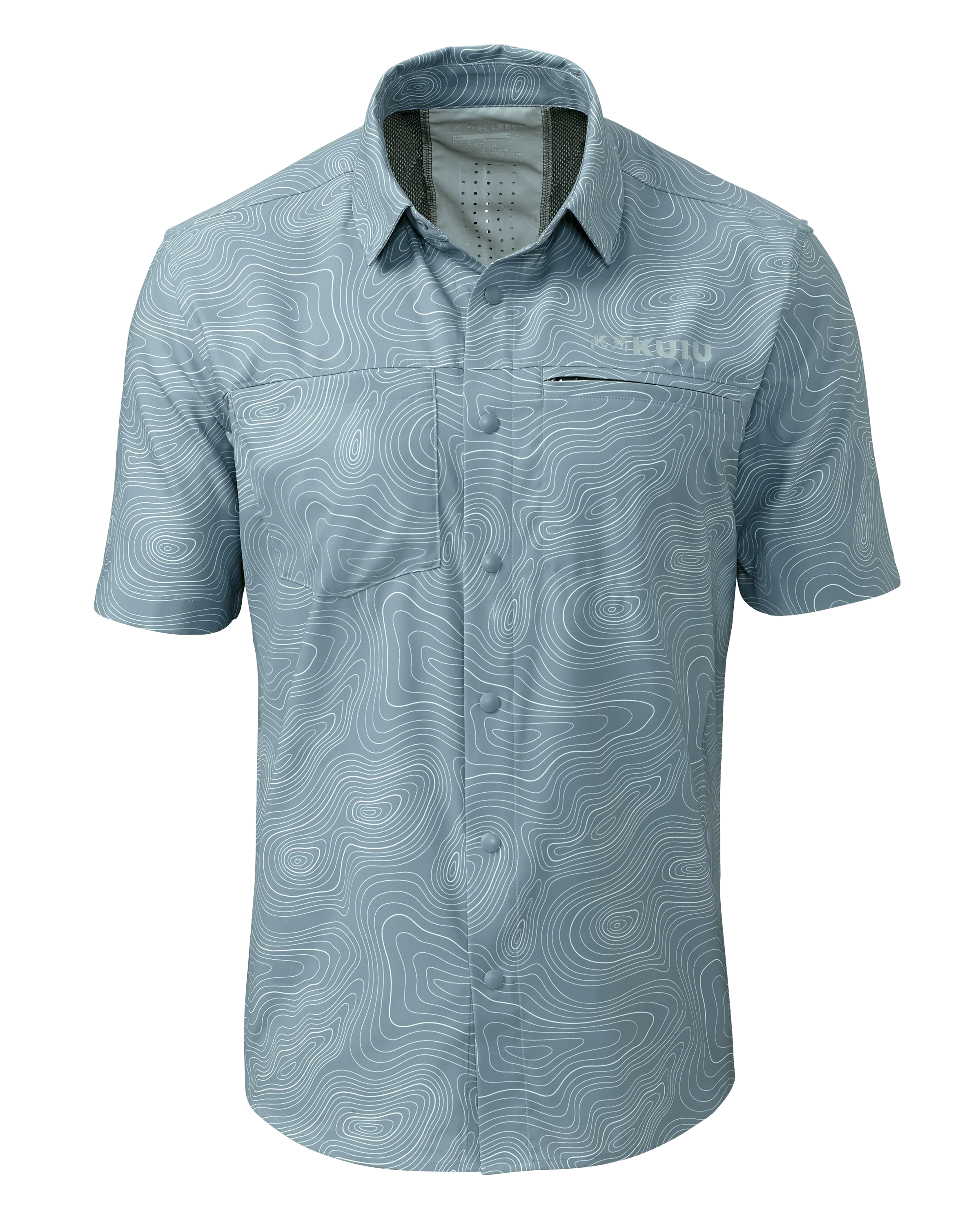 Mesa Vented SS Snap Shirt Topo