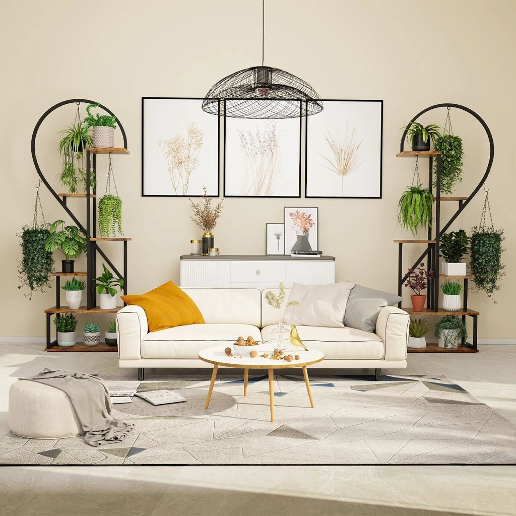 🎍Creative heart-shaped ladder plant frame🎍