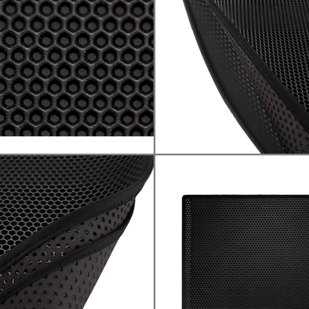 Pieviev Cat Litter Mat Double Layer Waterproof Urine Proof Trapping Mat 1 Pack (Gray, 24x15 Inch (Pack of 1))