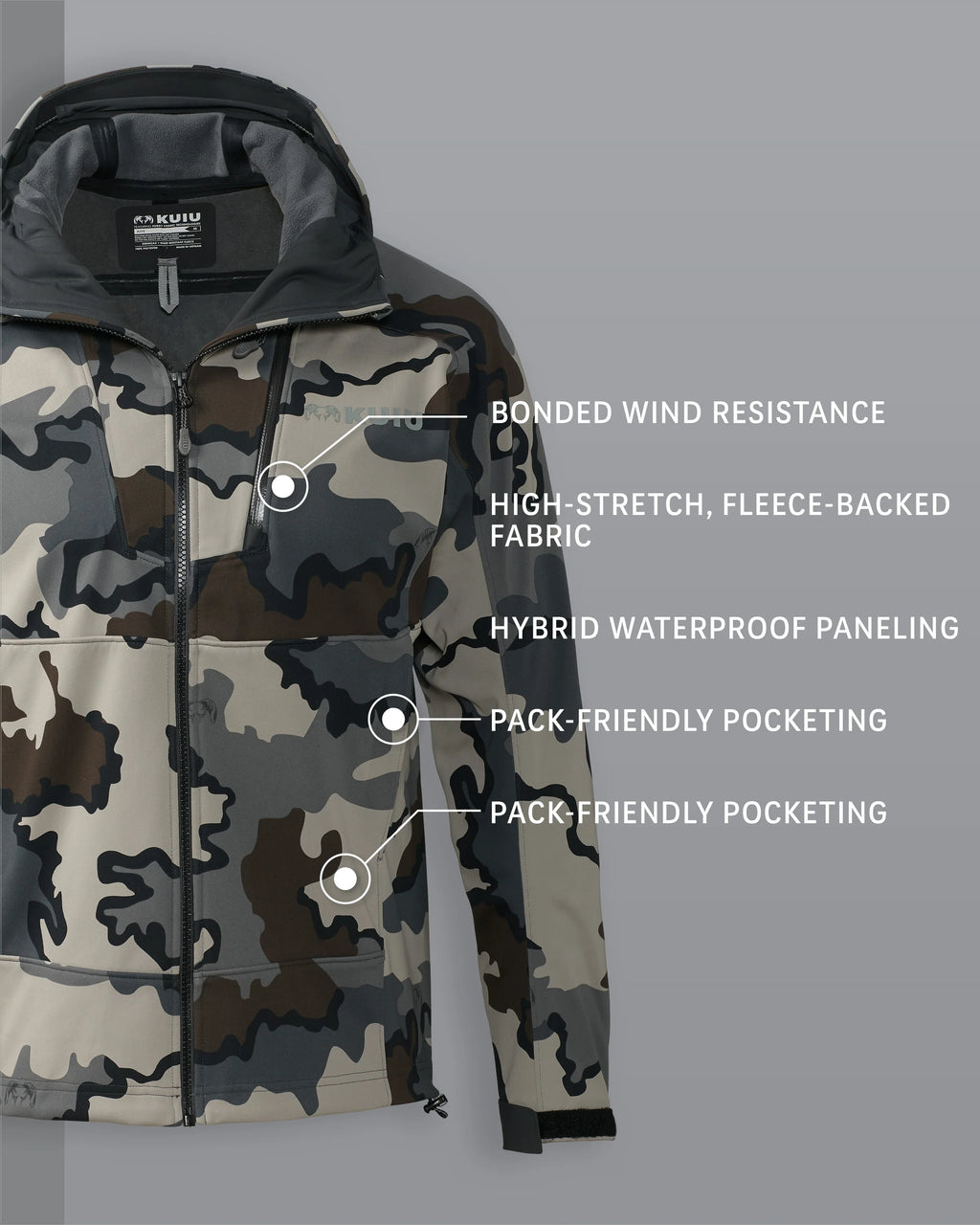 Axis Hybrid Hooded Jacket