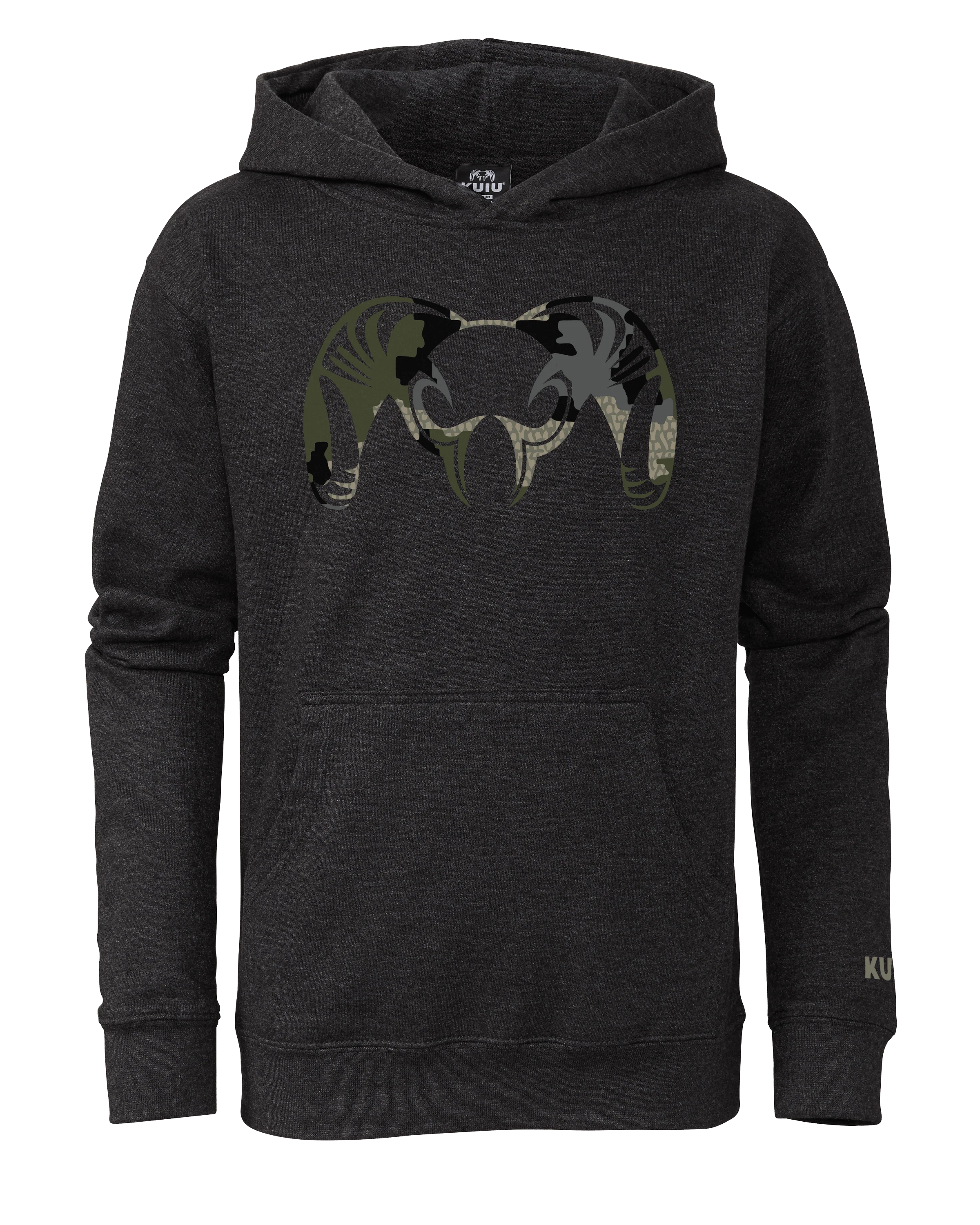 Youth Camo Big Ram Hoodie