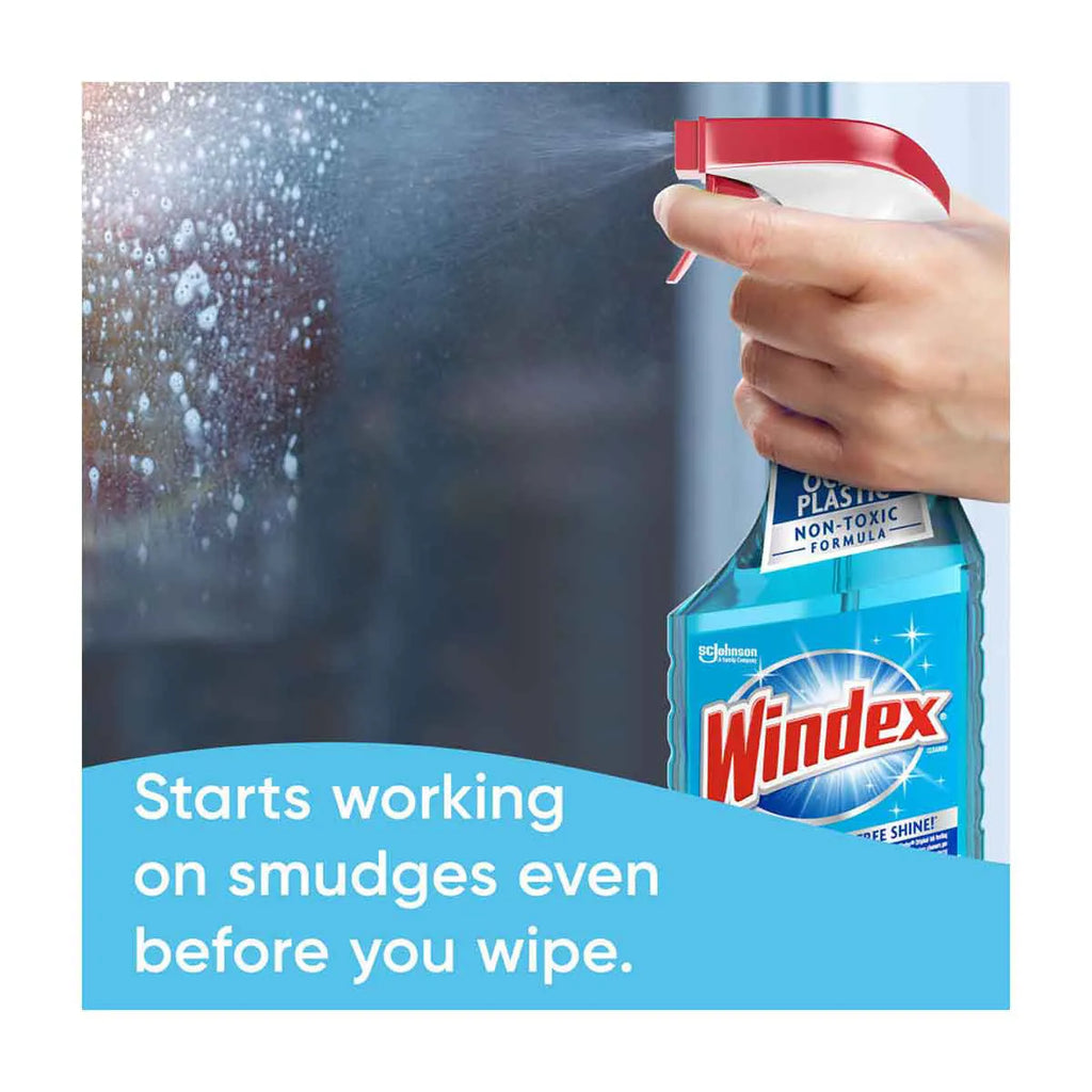 Windex Glass Cleaner, Original Blue, Spray Bottle, 23 Fl Oz