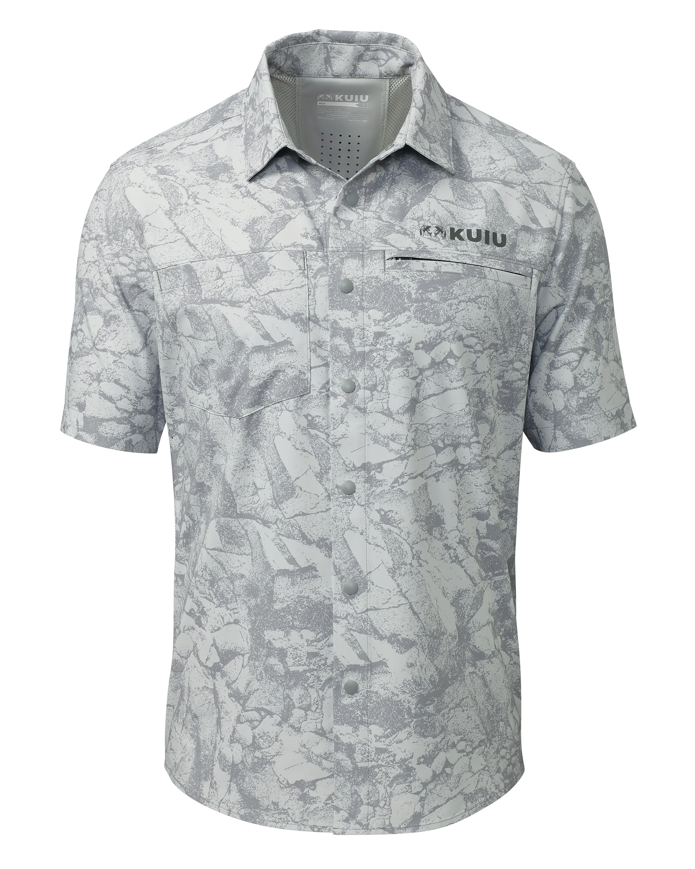 Mesa Vented SS Snap Shirt Gritstone