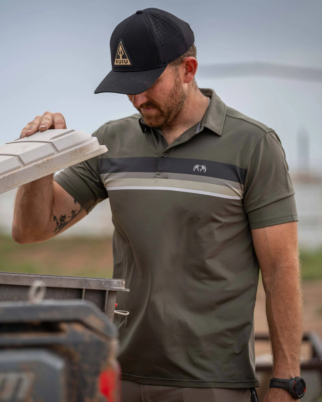 KUIU Performance Polo Stripe