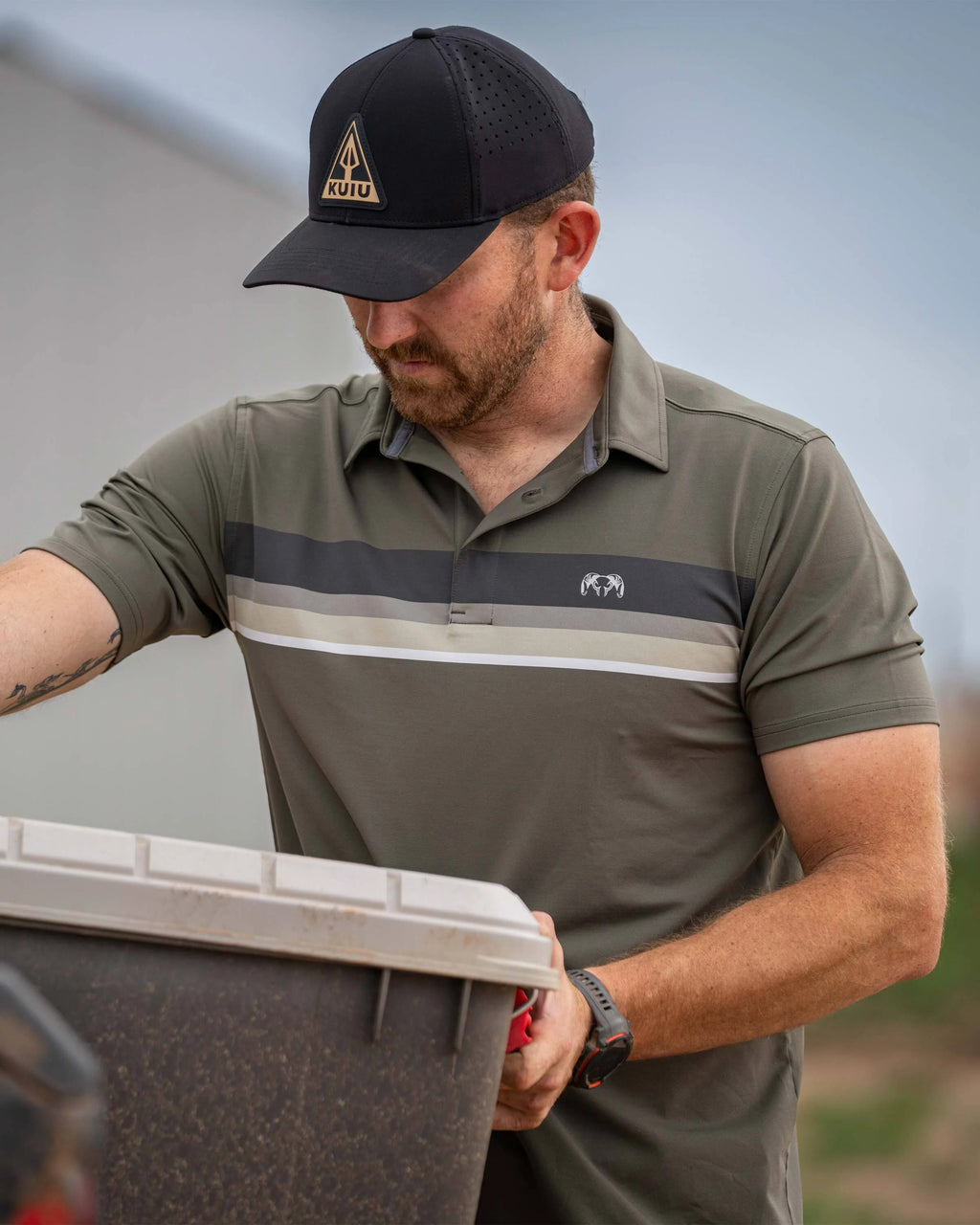 KUIU Performance Polo Stripe