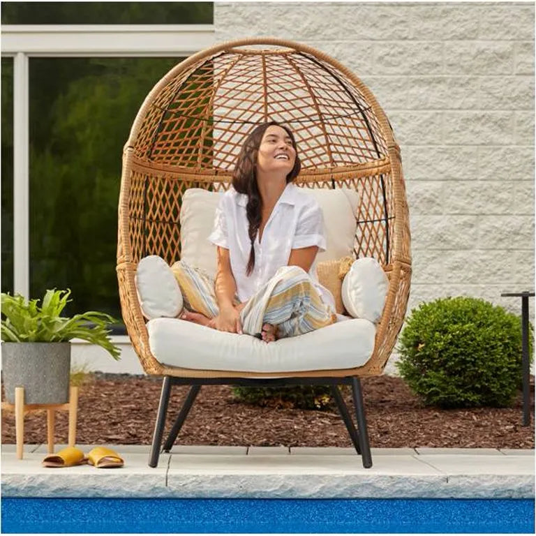 Stationary Outdoor Egg Chair - Bed Bath & Beyond