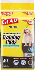 Glad for Pets Black Charcoal Puppy Pads 23" x 23" | Puppy Potty Training Pads That ABSORB & NEUTRALIZE Urine Instantly | New & Improved Quality Puppy Pee Pads, 100 count