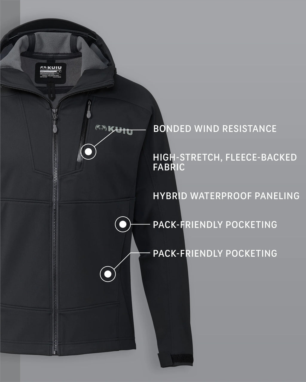 Axis Hybrid Hooded Jacket