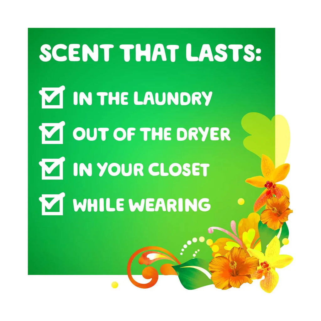 Gain Aroma Boost He Compatible Liquid Laundry Detergent - Island Fresh Scent, 107 Loads - 154 Fl Oz