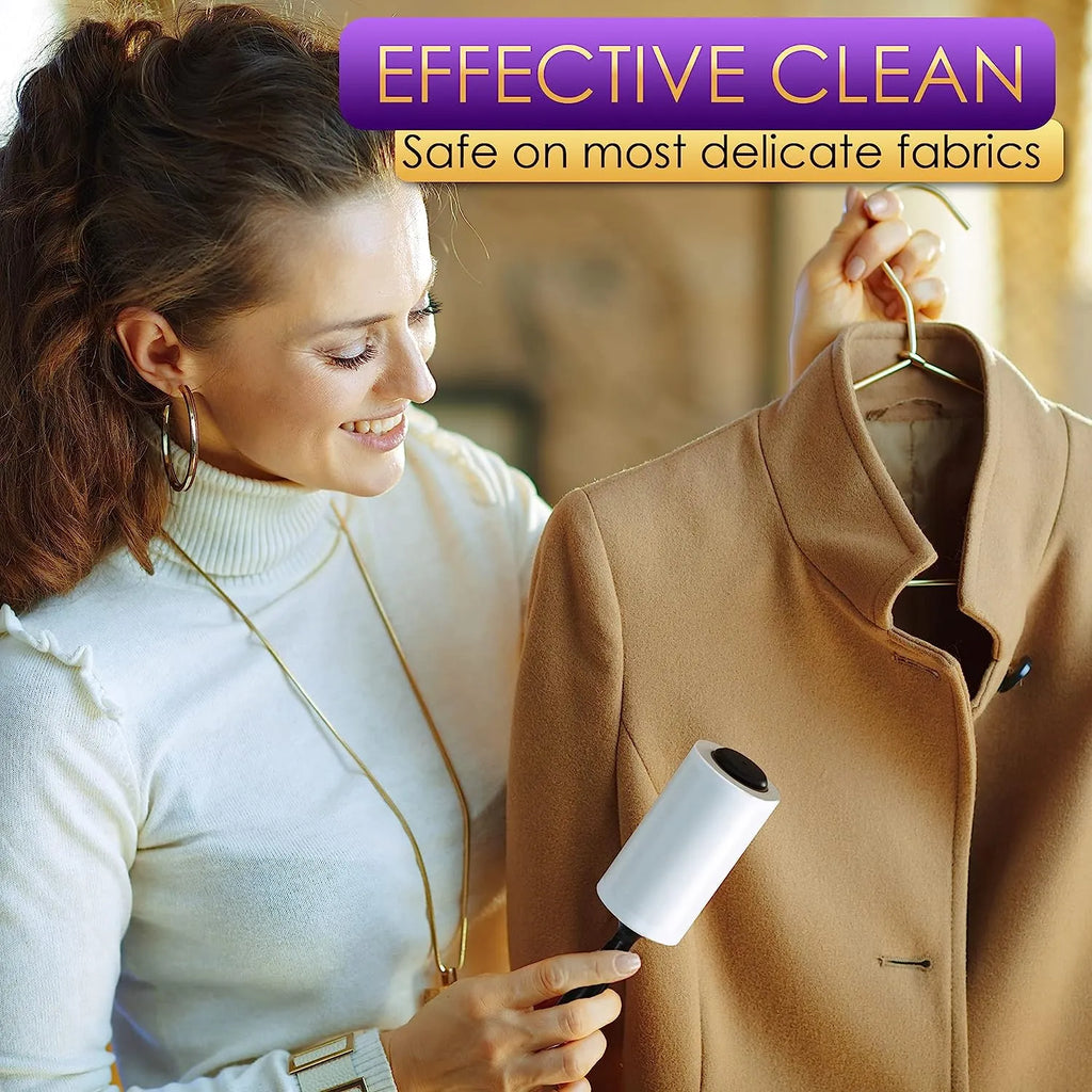 Lint Rollers Value Pack of 450 Sheets / 5 Refills, Sticky Roller, Lint Remover for Dog, Cat, Pet Hair, Lint Rollers for Clothes, Carpet, Couch, Furniture, Car Seats