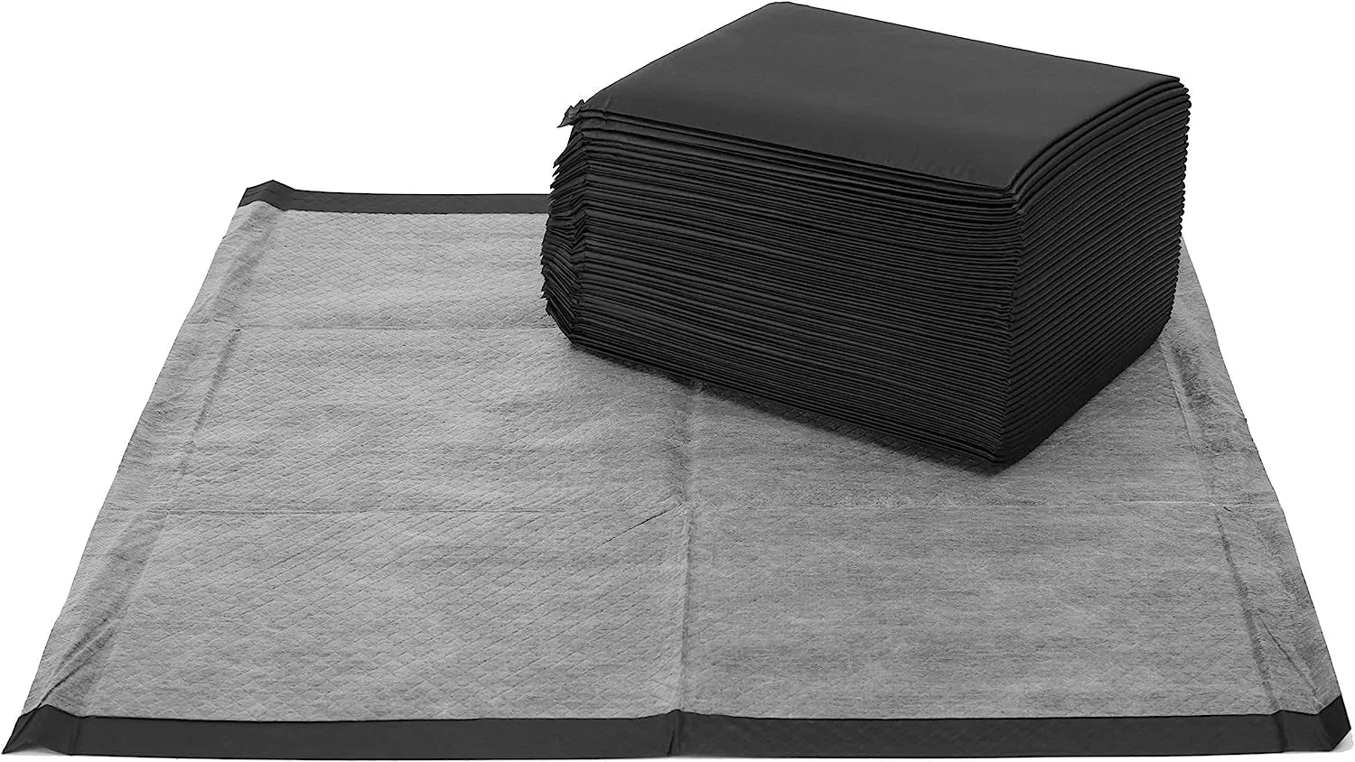 Glad for Pets Black Charcoal Puppy Pads 23" x 23" | Puppy Potty Training Pads That ABSORB & NEUTRALIZE Urine Instantly | New & Improved Quality Puppy Pee Pads, 100 count