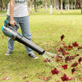 20V Cordless Leaf Blower with Battery & Charger, 5-Speed Electric Blower for Lawn Care, Battery Powered Leaf Blower Lightweight
