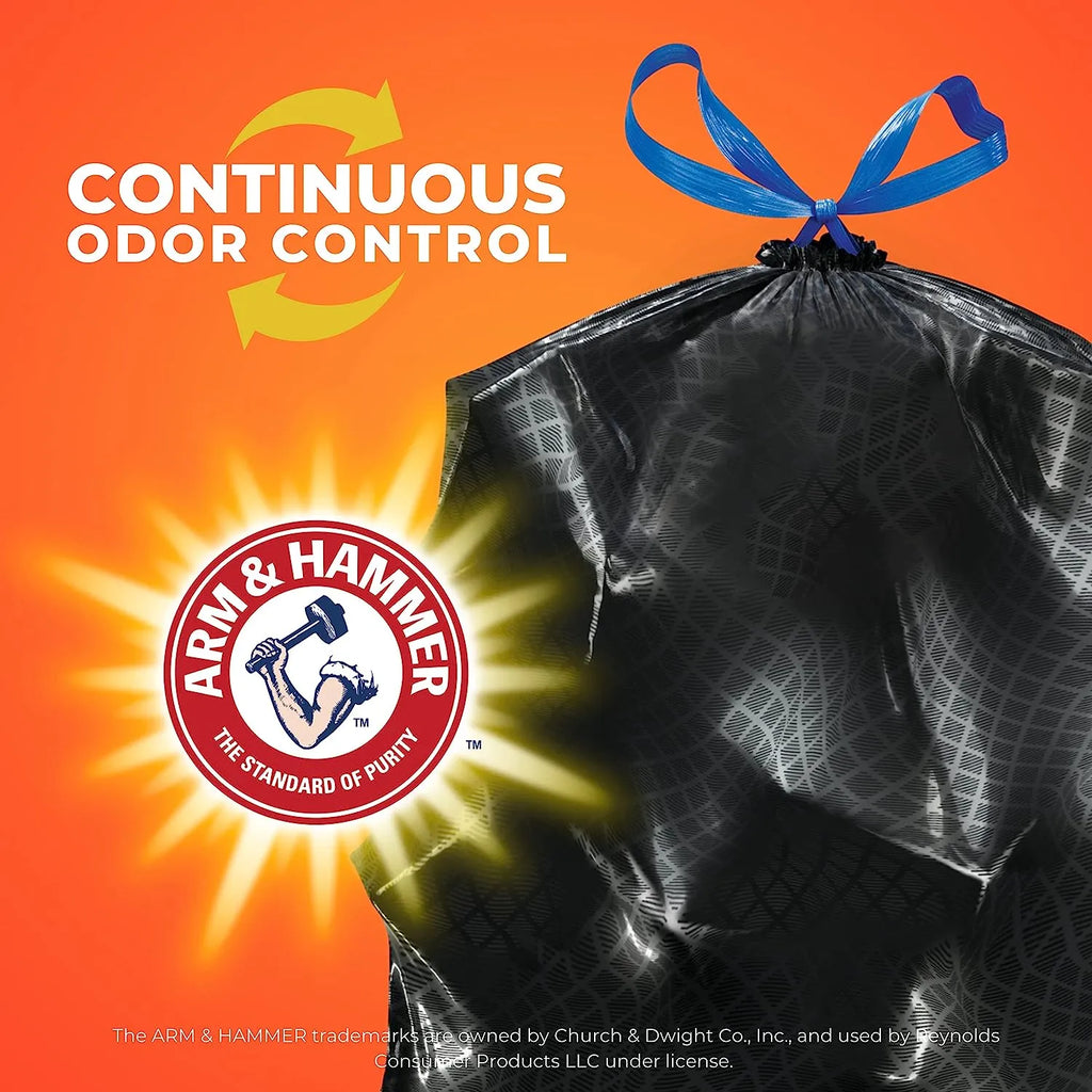 Strong Tall Kitchen Trash Bags, Lavender & Sweet Vanilla Scent, 13 Gallon, 80 Count