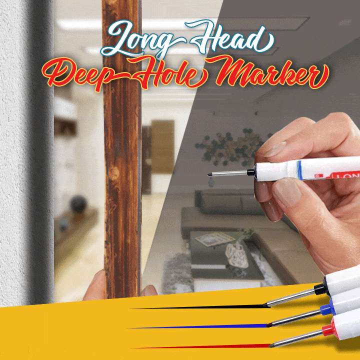 (🎅HOT SALE NOW-49% OFF) Long Head Deep Hole Marker & (3PCS/SET)