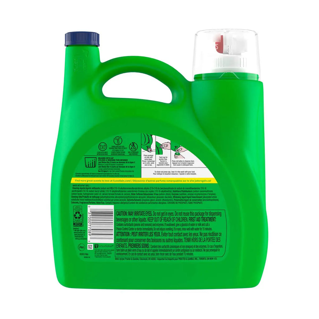 Gain Aroma Boost He Compatible Liquid Laundry Detergent - Island Fresh Scent, 107 Loads - 154 Fl Oz