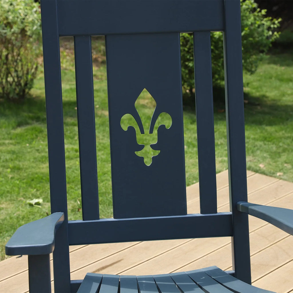 Outdoor & Indoor Wood Rocking Chair Porch Chair