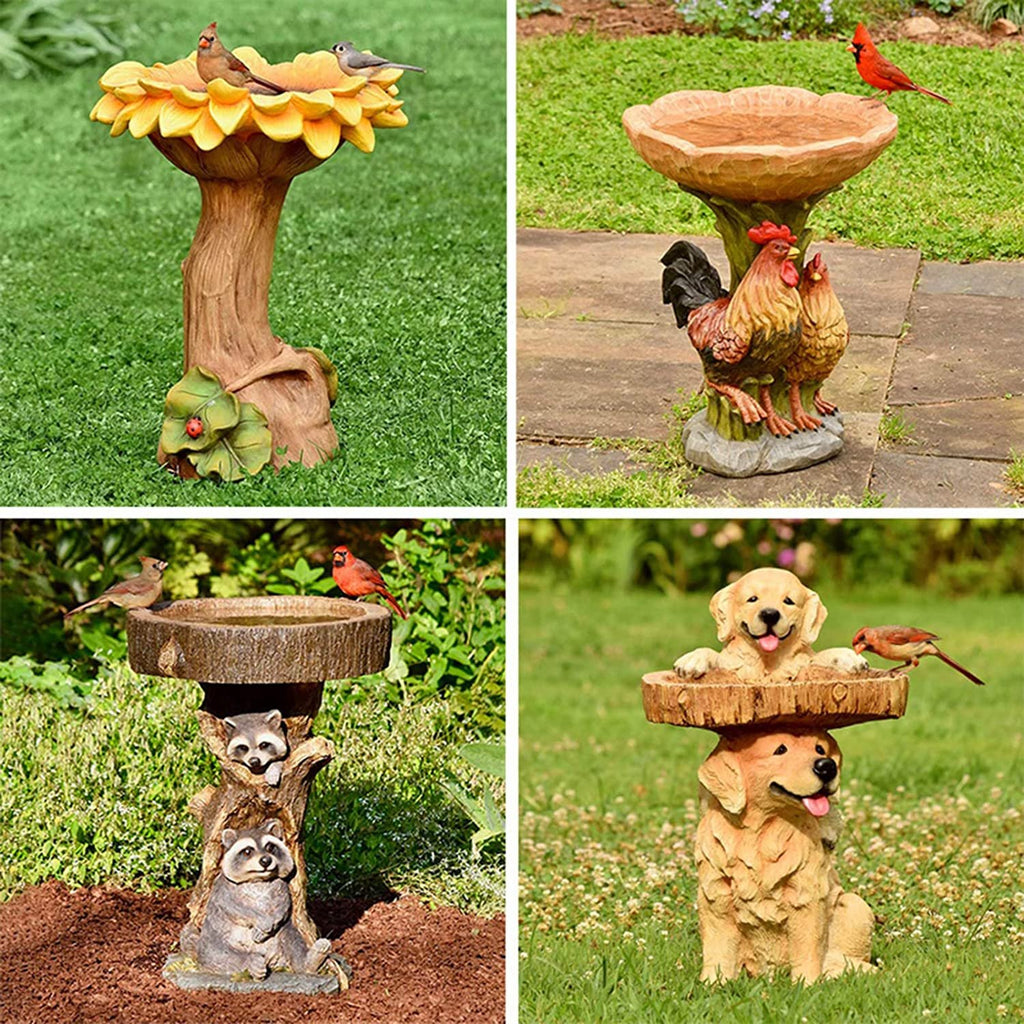 🎄Resin Sculpture Bird Feeders