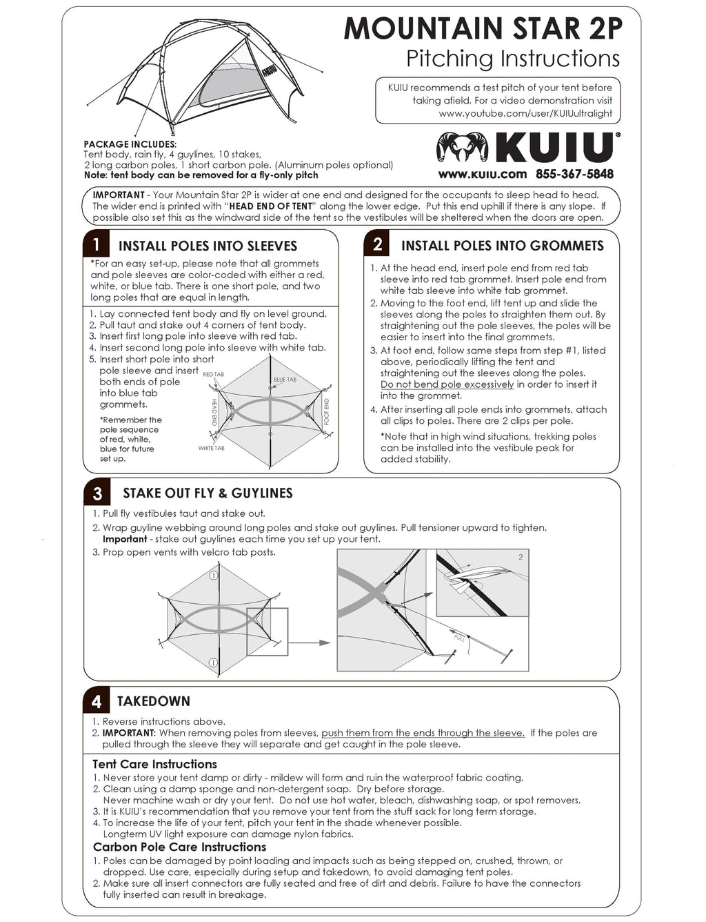 Mountain Star 2 Person Tent