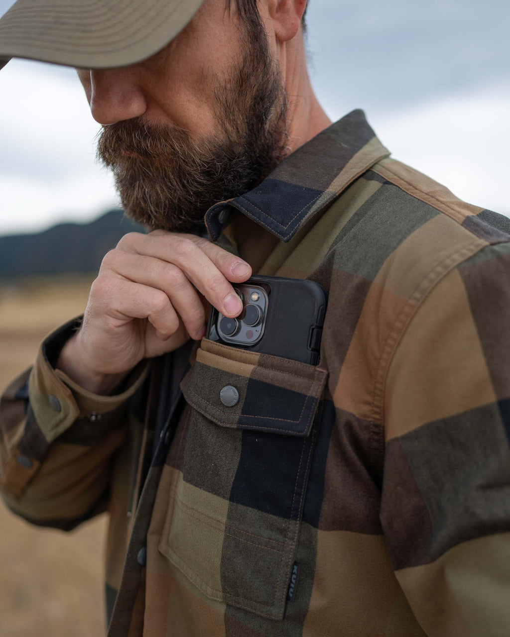 Field Flannel Fleece Shirt Jacket
