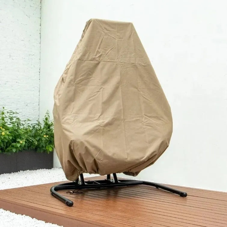 Patio Wicker Swing Chair With Stand Rain Cover Included - Bed Bath & Beyond