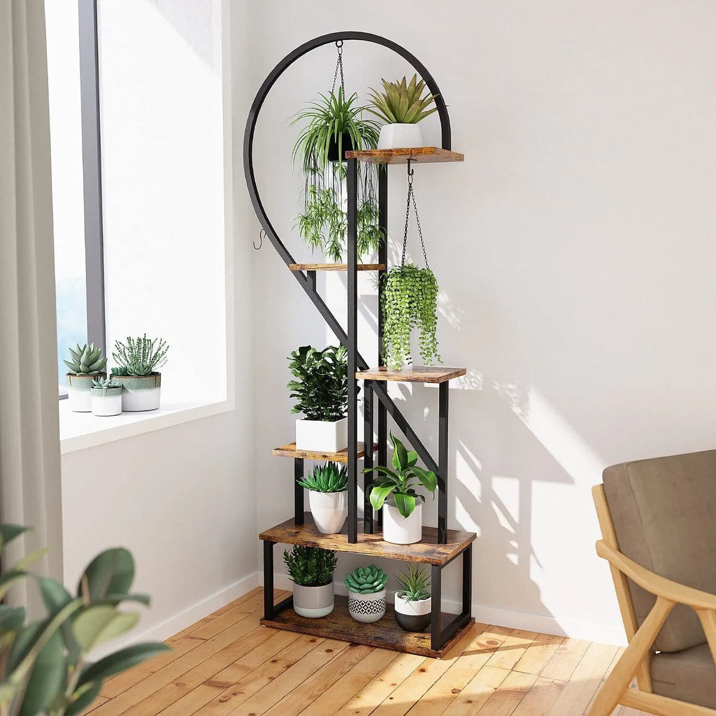 🎍Creative heart-shaped ladder plant frame🎍