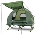 Camping Tent Combo with Air Mattress Sleeping Bag