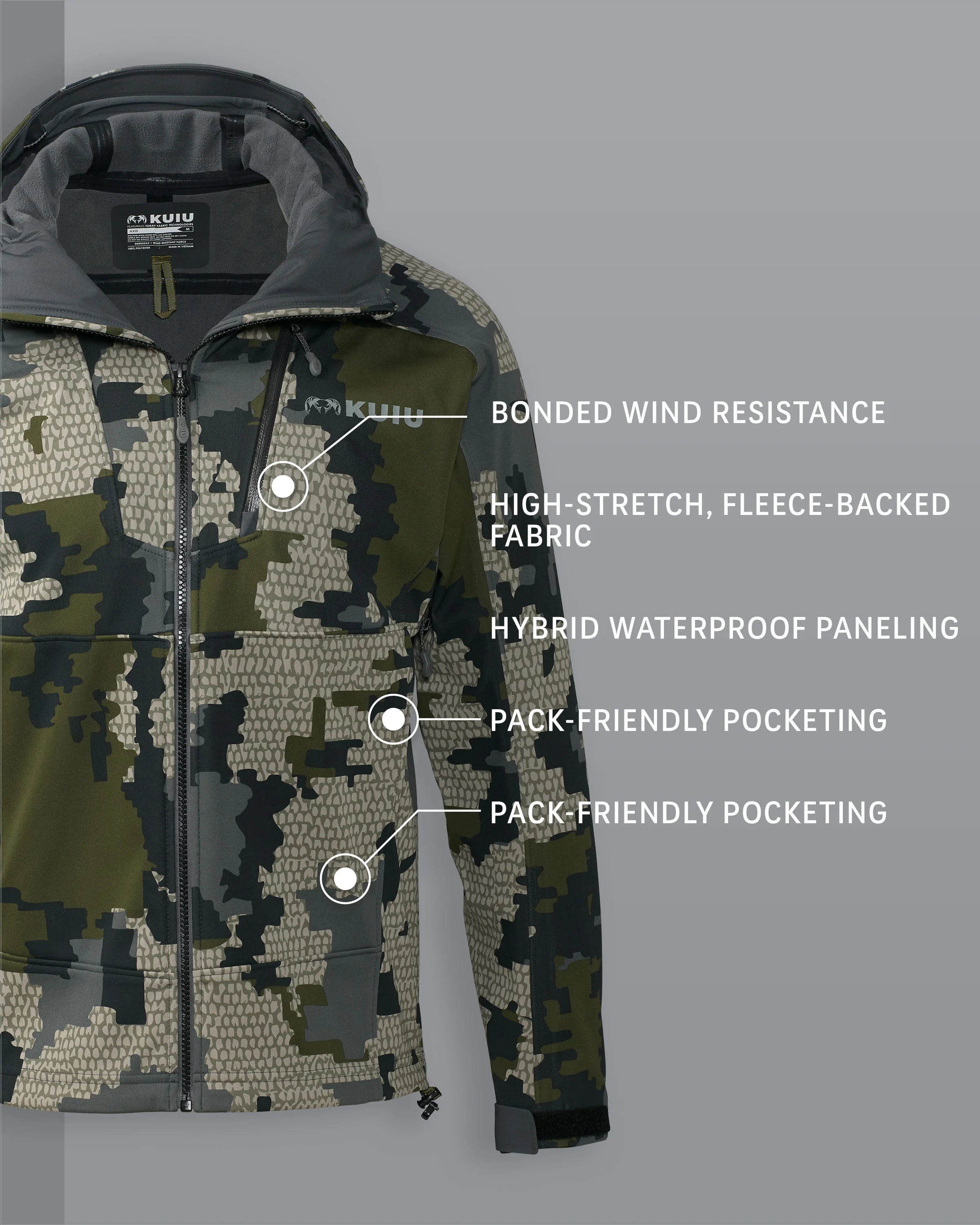 Axis Hybrid Hooded Jacket