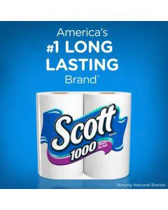 Scott 1000 Sheets Per Roll Toilet Paper, 18 Ct