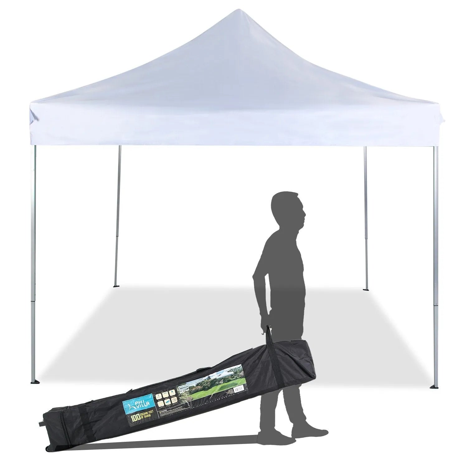 10' x 10' Instant Commercial Canopy Straight Leg