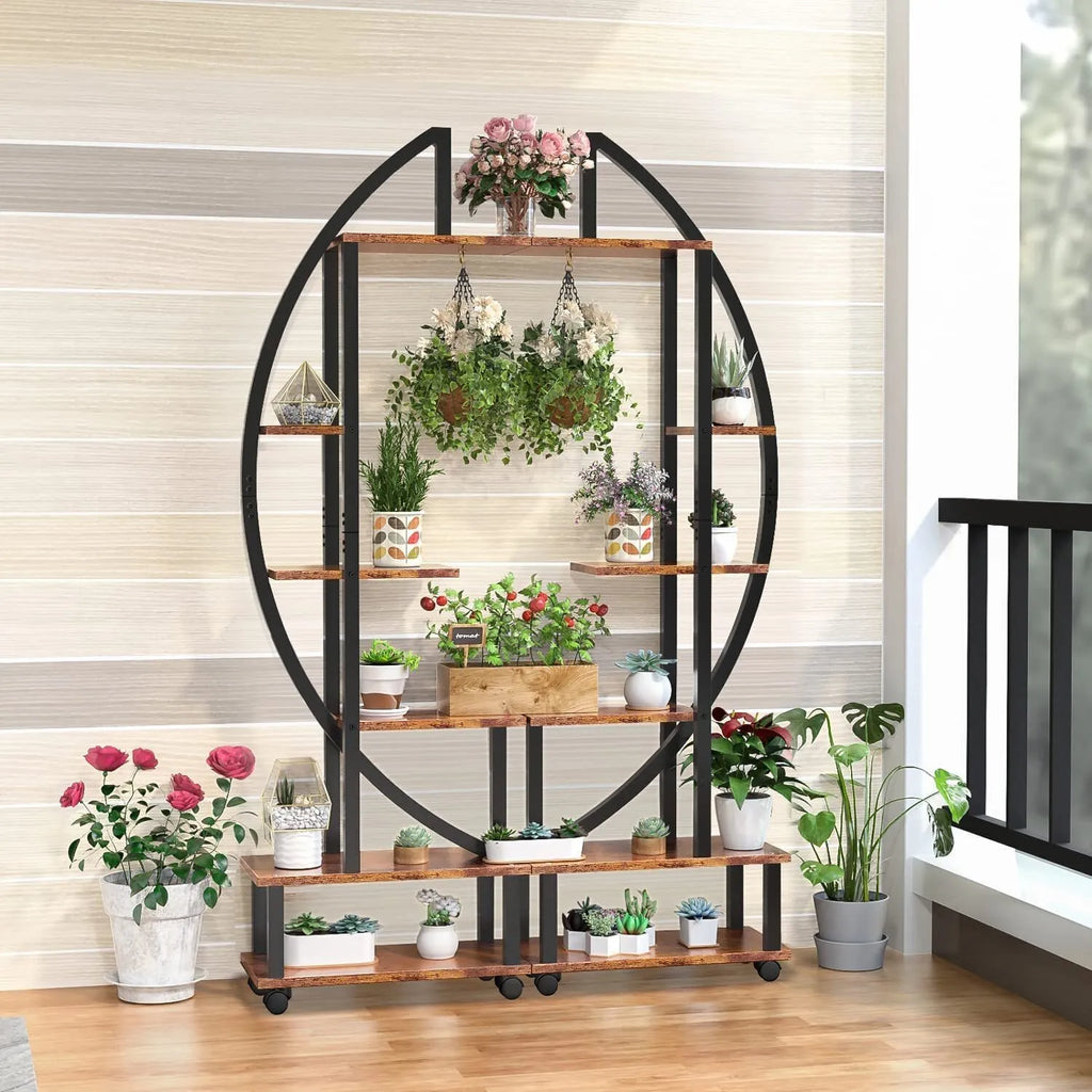 🎍Creative heart-shaped ladder plant frame🎍