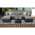 River Brook 7 Piece Outdoor Wicker Patio Furniture Set 07a