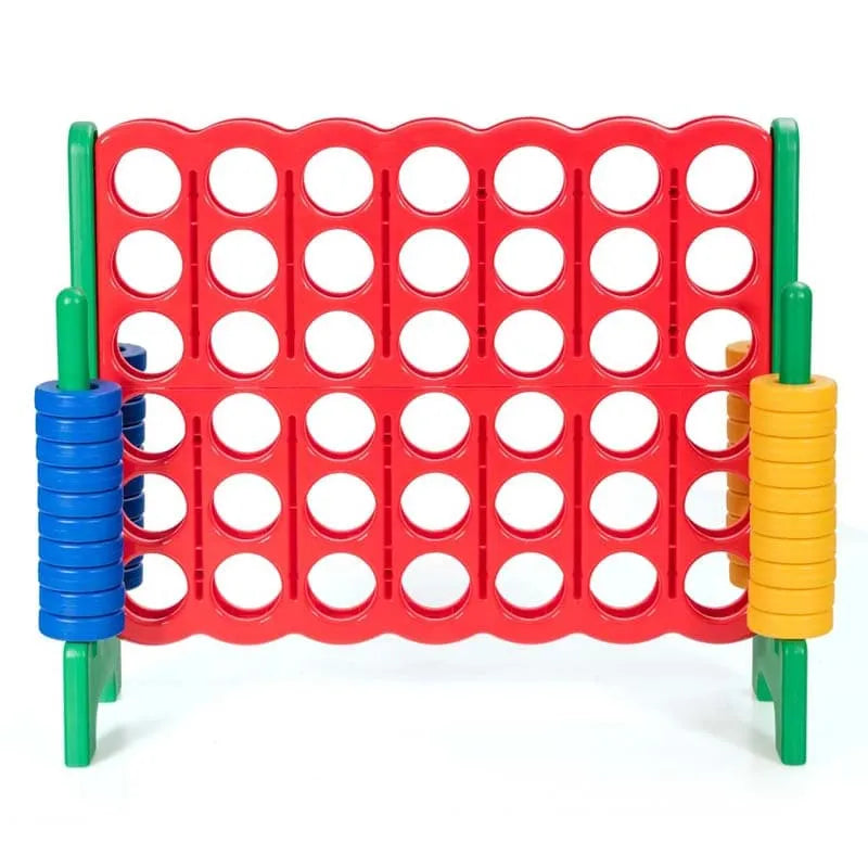 4-to-Score Giant Game Set with 42 Jumbo Rings & Quick-Release Slider