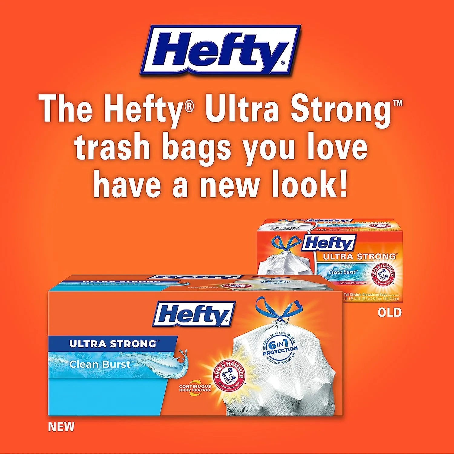 Strong Tall Kitchen Trash Bags, Lavender & Sweet Vanilla Scent, 13 Gallon, 80 Count