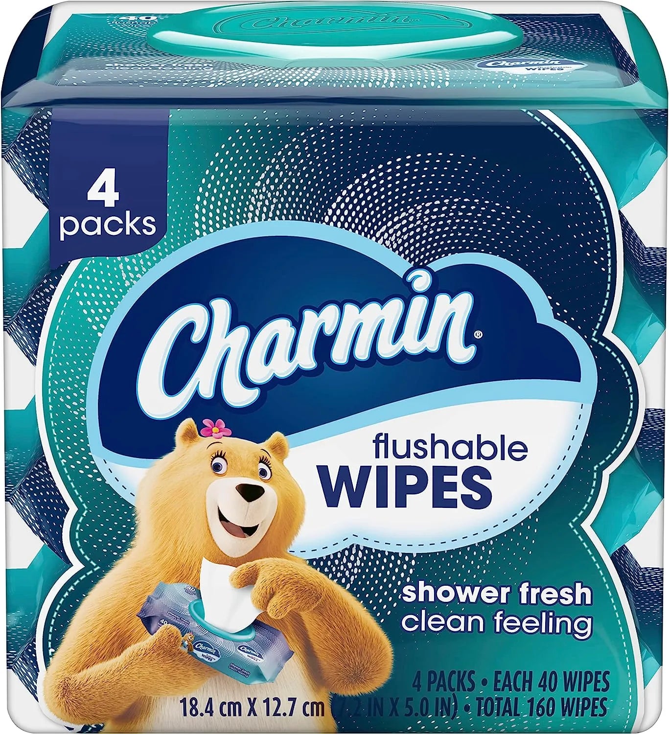 Charmin Flushable Wipes, 12 packs, 40 Flushable Wipes per Pack