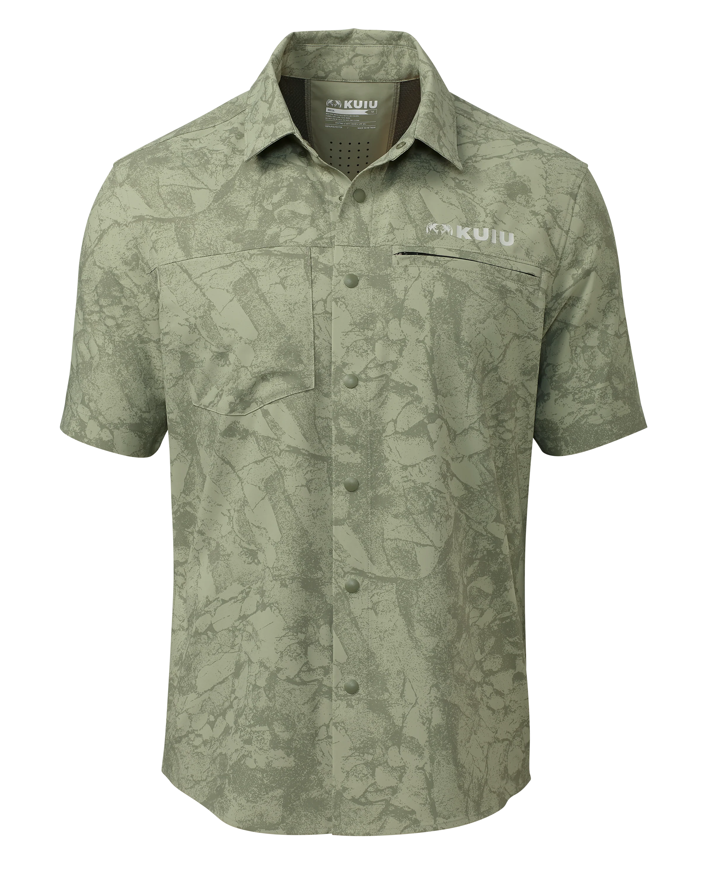 Mesa Vented SS Snap Shirt Gritstone