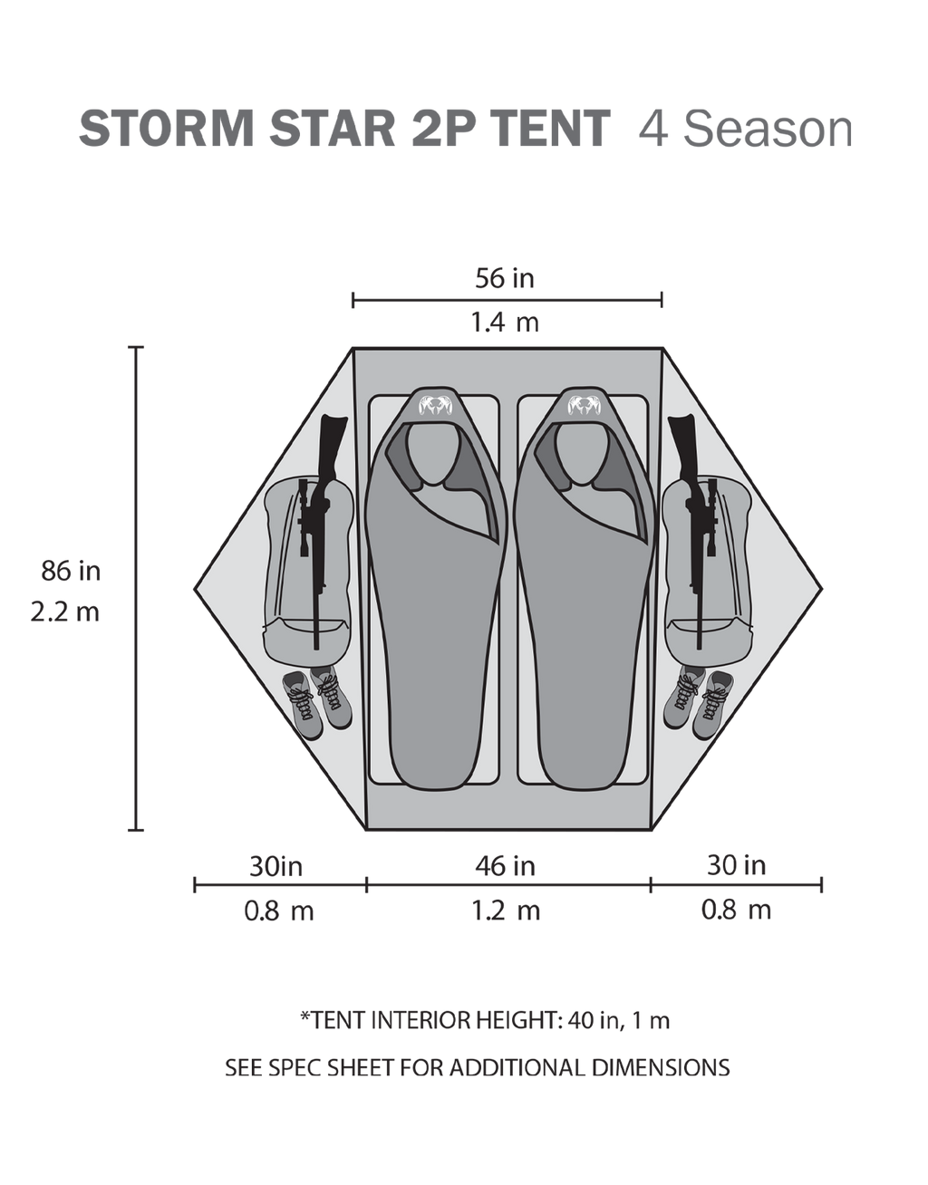 Storm Star 2 Person Tent
