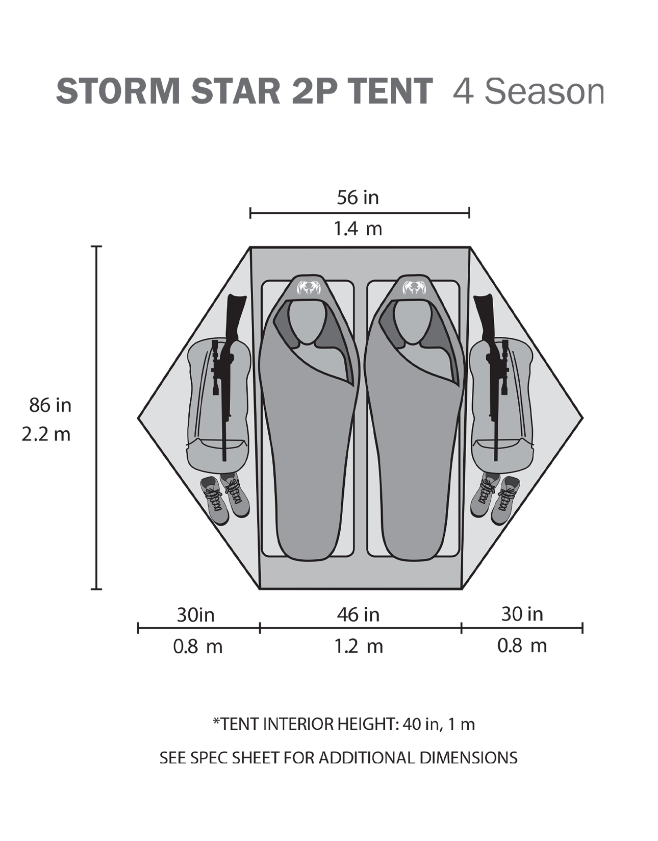 Storm Star 2 Person Tent
